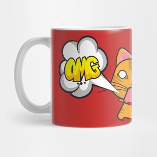 Cat Omg T-Shirt Mug